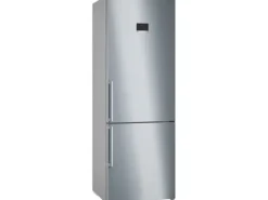 Bosch Serie | 4 KGN497ICT - Kylskåp/frys - bottenfrysskåp - bredd: 70 cm - djup: 66.7 cm - höjd: 203 cm - 440 liter - Klass C - antifingeravtrycksstå | CDON