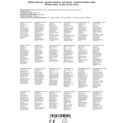 Boston Shaker - komplett uppsättning liten