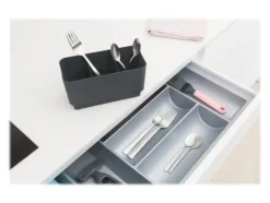 Brabantia - Dish rack - 49.2 x 38.6 x 14.2 cm - mörkgrå