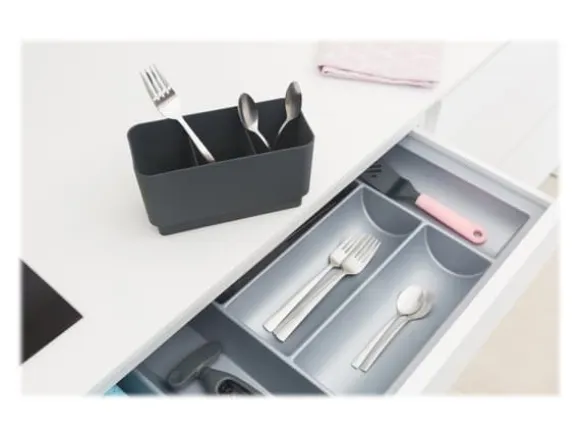 Brabantia - Dish rack - 49.2 x 38.6 x 14.2 cm - mörkgrå