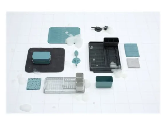 Brabantia - Dish rack - 49.2 x 38.6 x 14.2 cm - mörkgrå