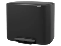 Brabantia Bo Pedal Bin - Soptunna - fliplock - 33 L - fotpedal - sopsortering - mattsvart