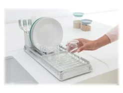 Brabantia Sink Side - Dish rack - 46.3 x 20 x 12.6 cm - ljusgrå