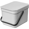 Brabantia Soptunna Sort & Go Waste 6l Silver