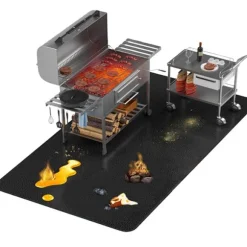 Brandsäker & Värmebeständig Grillmatta - Extra stor 80"x48"