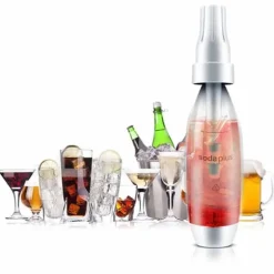 Bärbar 1000 ml sprudlande vattenbryggare handtag Bubble Soda Machine Soda Cream Bottle Dispenser för DIY-drycker