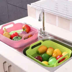 Bärbar diskho med handtag 2-pack - Grå