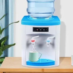 Bärbar Elektrisk Vattendispenser, Varmt Vatten 90℃, Kallt Vatten 8℃, Kompakt Design