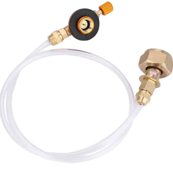 Bärbar gastankomvandlare för utomhuscamping och picknickspis