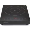 Bärbar induktionsspis med touchpanel, 1 Black Line värmezon, dia. 22 cm 2000 W - Hendi 239391