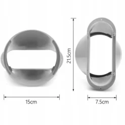 Bärbar luftkonditioneringsröradapter - diameter 15cm, lång