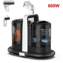 Bärbar Matttvätt, Kraftfull Sugförmåga, Mångsidig Användning för Klädsel,EU, 600W