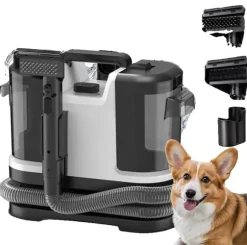 Bärbar Matttvätt, Kraftfull Sugförmåga, Lätt Design,500W-EU Kontakt