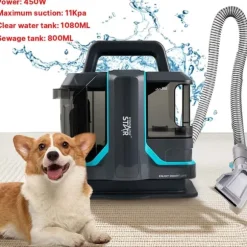 Bärbar Matttvätt, Stark Sugkraft, Kompakt Design,11Kpa