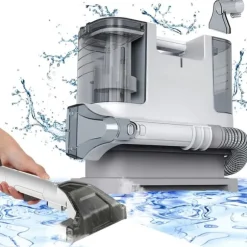 Bärbar Mattvätt, Portabel Fläckrensare, Kraftfull Sugförmåga,EU-9 Kpa-0241