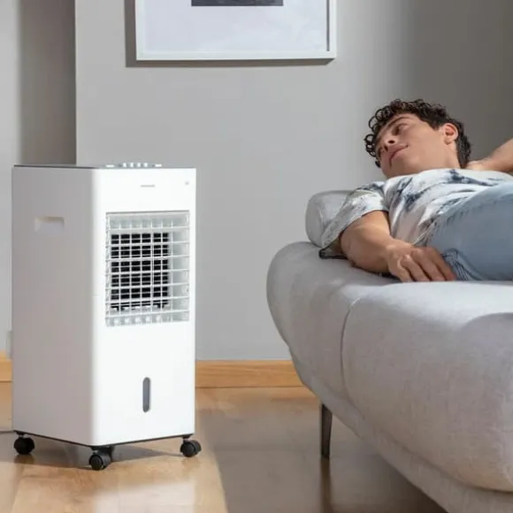 Bärbar multifunktionell evaporativ luftkonditionering Airvecove InnovaGoods 5 L 65 W