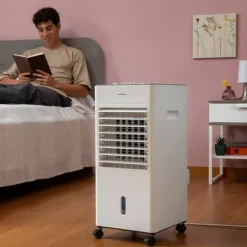 Bärbar multifunktionell evaporativ luftkonditionering Airvecove InnovaGoods 5 L 65 W