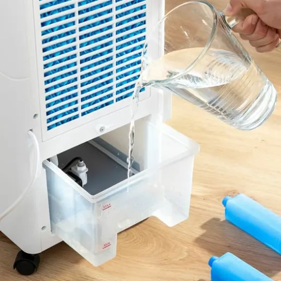 Bärbar multifunktionell evaporativ luftkonditionering Airvecove InnovaGoods 5 L 65 W