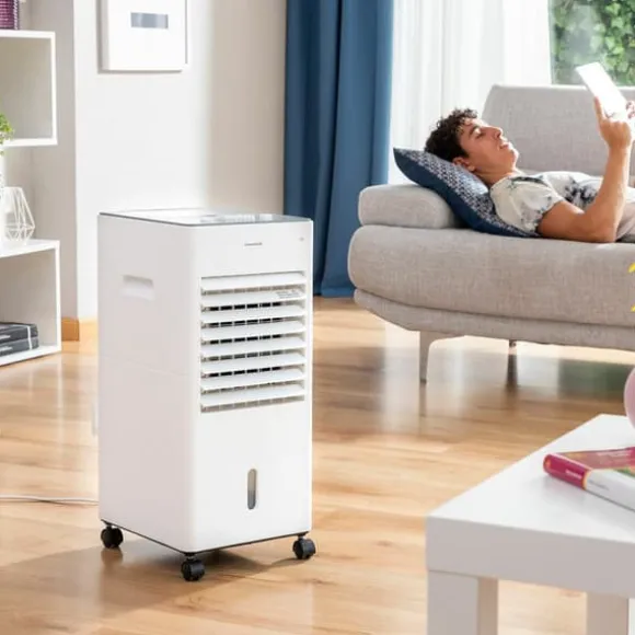 Bärbar multifunktionell evaporativ luftkonditionering Airvecove InnovaGoods 5 L 65 W