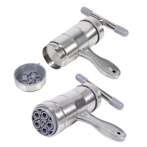 Bärbar nudelmaskin i rostfritt stål - enkel manuell nudelpress