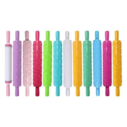 Bärbar präglad fondantkavel - non-stick verktyg för att dekorera kakor