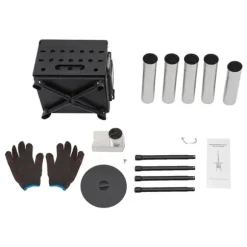 Bärbar Vedspis, Kompakt Design, Effektiv Matlagning Förmåga,svart