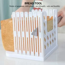 Bröd Rostbrödskärare Sandwich Jämnt Skärande Guide med 4 Tjocklekar Bageri Hem Köksverktyg