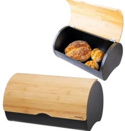 Brödbehållare av stål 38cm brödbehållare KLAUSBERG KB-7712