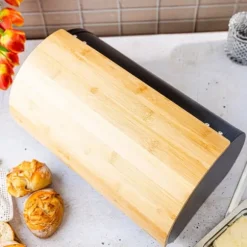 Brödbehållare av stål 38cm brödbehållare KLAUSBERG KB-7712