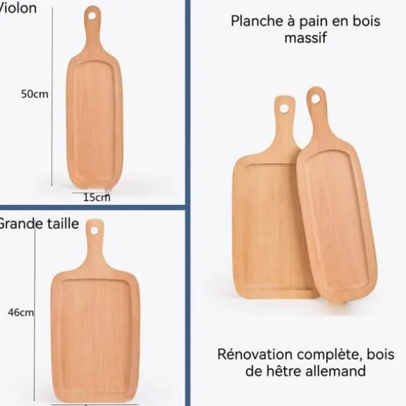 Brödbord - TD® - Bøk - 50x15x1.5cm - Hantverk - Hög kvalitet