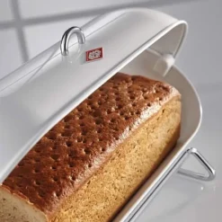 Brödbox - WESCO - 222201-02 - Röd - Stålplåt - Modernt design