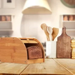 Brödburk, 18,2x20,2x27 cm, Natur