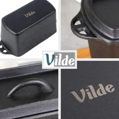 Brödform i gjutjärn med lock CAST LINE 27 cm, 2 l