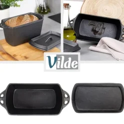 Brödform i gjutjärn med lock CAST LINE 27 cm, 2 l