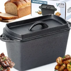 Brödform i gjutjärn med lock CAST LINE 27 cm, 2 l
