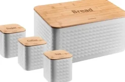 Brödform i stål med bambubräda och köksredskapsset KLAUSBERG KB-7483