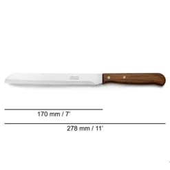 Brödkniv - ARCOS - Latina - 170 mm - Rostfritt stål - Handtag i pressat trä