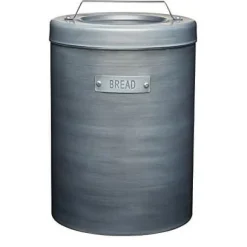 Brödkorg - Kitchencraft - INDBBI - Grå metall - Vintage - 23 x 23 x 34.5 cm