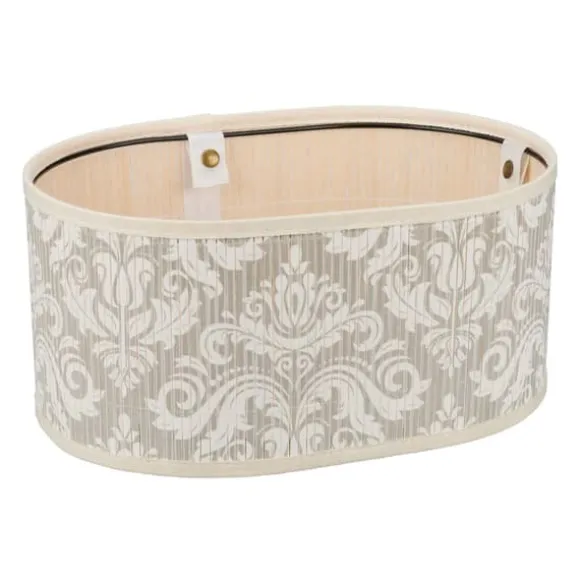 Brödkorg, Bambu, 16x34x23,5 cm, Grå