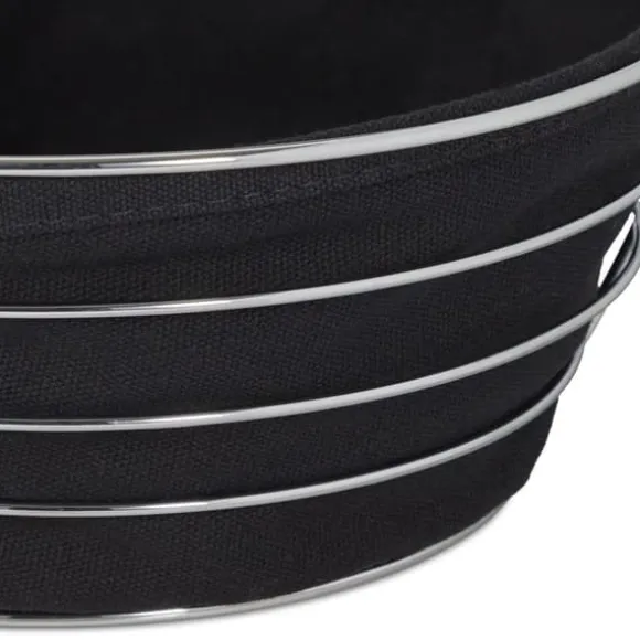 Brödkorg, Rund Metall, 23x11 cm