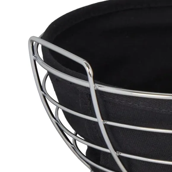 Brödkorg, Rund Metall, 23x11 cm