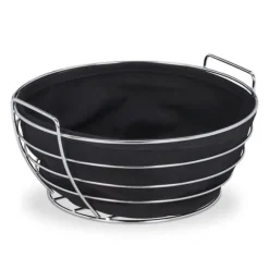 Brödkorg, Rund Metall, 23x11 cm