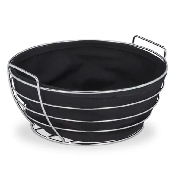 Brödkorg, Rund Metall, 23x11 cm