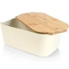 Brödkärl för frallor med bambubräda för kök