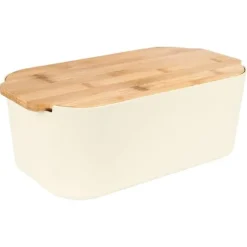 Brödkärl för frallor med bambubräda för kök
