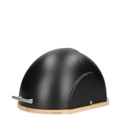 Brödlåda | DARVIN | rund svart | 37x26x22 cm | 996362