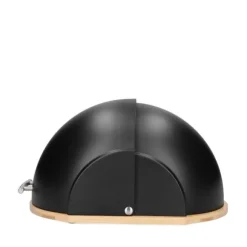 Brödlåda | DARVIN | rund svart | 37x26x22 cm | 996362