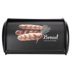 Brödlåda i rostfritt stål - Köksförvaring med stor kapacitet