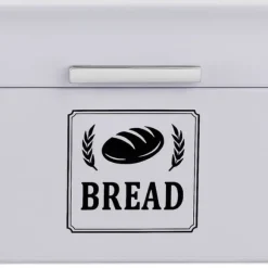 Brödlåda, 16,5x30x19 cm, Silver