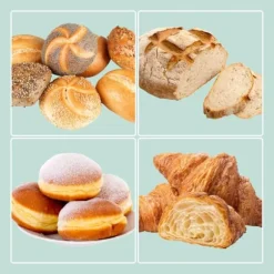 Brödlåda, 16,5x30x19 cm, Silver